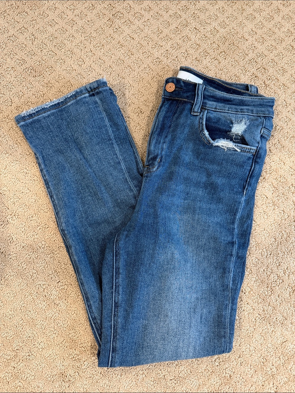 Women’s Slim Straight Jeans in Medium Blue